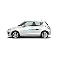 Car Side Decal Stickers Exterior Graphics, Vinyl Printed Strips All Universal Car Decorative Body Multicolored U16_Blue