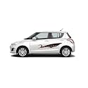 Car Side Decal Stickers Exterior Graphics Vinyl Printed Strips All Universal Car Decorative Body Multicolored U7_Brown Self-Adhesive 5 Cm