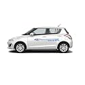 Car Side Decal Stickers Exterior Graphics, Vinyl Printed Strips All Universal Car Decorative Body Multicolored U12_Blue