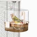 Water Circulation Bird Bath, Hanging Cage Shower Box