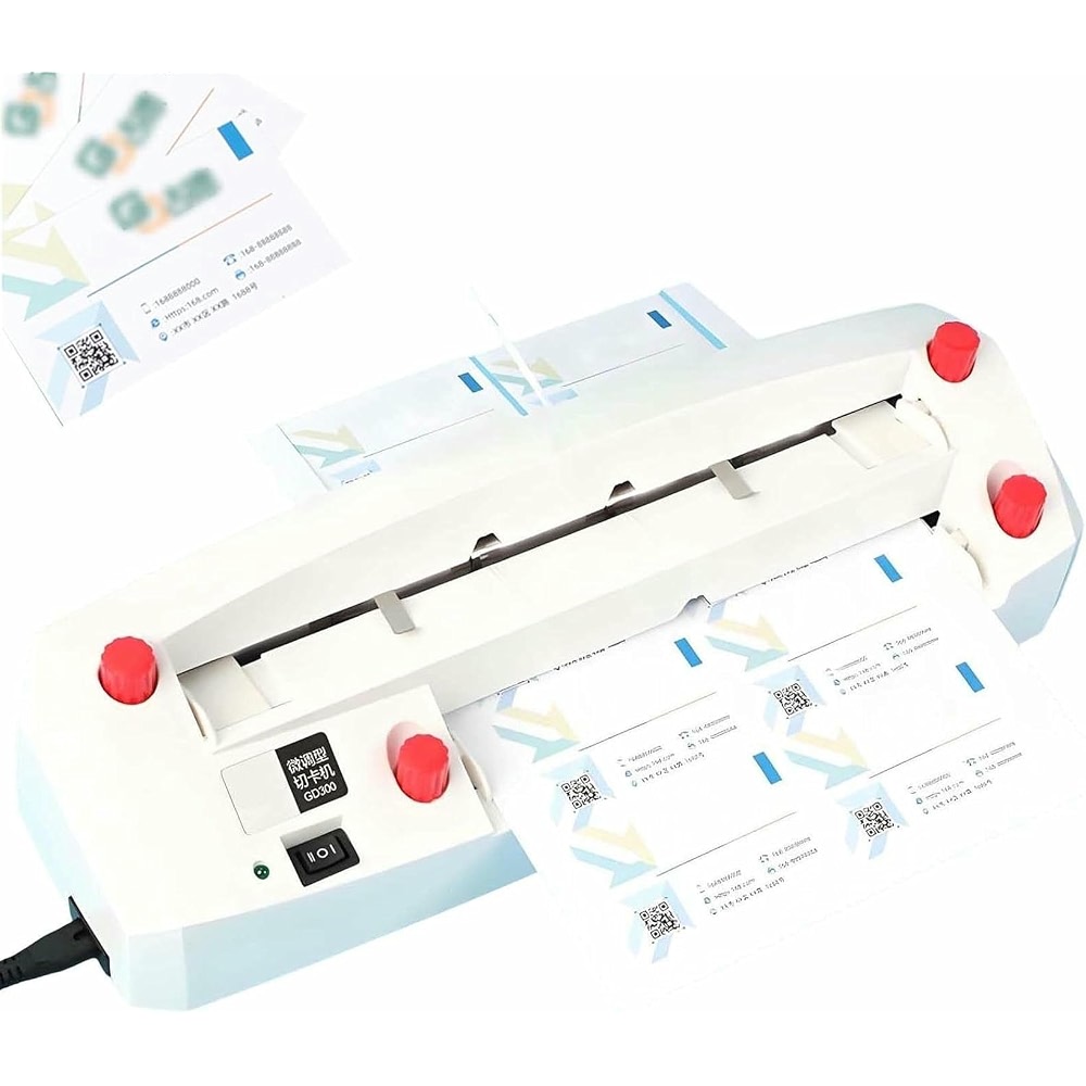 Automatic Business Card Cutter, 20W Electric Adjustable Name Card ...