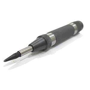 automatic center punch with replaceable hardened steel tip heavy duty