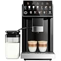 Automatic Espresso Machine, 20 Bar Coffee Maker with Grinder Built in Milk Frother, 15-Grind Settings Fully Automatic Espresso Machine with Touch Screen, Auto Self-Cleaning for Cappuccino & Latte