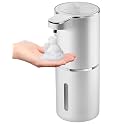 Automatic Foaming Soap Dispenser, 4-Level Adjustable Foam, Wall Mount