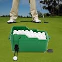Automatic G.olf Ball Dispenser, Automatic G.olf Ball Server, No Electricity Required, Tee Holder Holds 100 Balls and 9 G.olf Clubs