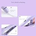 Automatic Hair Curler For Women Rechargeable Auto Rotating Ceramic Hair Curler Fast Heating With 6 Temperature&Timer Settings Auto Off Portable Hair Curler (134)