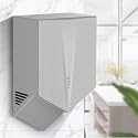 Automatic Hand Dryer for Commercial Bathrooms,High Speed Hot Air, Dry Hands in 7s,No Touch with Infrared Sensor,Easy & Fast Installation,Low Noise Silver