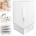 Automatic Hand Dryer High-Speed Commercial Wall-Mounted Quiet Bathroom Dryer Compact Automatic Sensor Dryers 1500W Powerful Hand Dryers 6-10 Seconds to Dry for Home, Kitchen, Hotel(White)