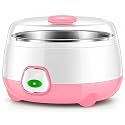 1 L Electric Yogurt Maker with Stainless Steel Inner Bowl, Transparent Dome Lid & One Button Control for Homemade Curd and Yogurt