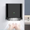 Automatic Induction Hand Dryer,1250w High Speed Energy Saving Electric Hand Dryer,Touch-Free Wall-Mounted Hand Dryer,Commercial Hand Dryer for Kitchen,Bathroom and Toilet Black