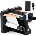 Automatic Label Dispenser, 2.98lb Portable Electric Label Dispenser for 20-130mm Labels, 3 Speed Adjustable with Dual Senser for Shipping/Document/Reminding Labels (with a Battery)