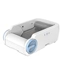 Automatic Litter Box, 3pcs Open Smart Cat Litter Box Automatic Self Cleaning,Remote Control Via App, Toilet Tray(Blue-WiFi)