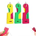Automatic Needle Threader, Mini Plastic Manual Sewing Needle Threader Tool
