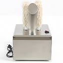 Automatic Professional Glassware Polisher & Hot Air Dryer,Commercial Electric Wine Glass Hot Air Dryer & Polisher,Perfect for Wine/Champagne Glasses in Bars,Kitchens & Winery 3heads