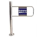 Automatic Rebound Swing Gate - Stainless Steel Entrance Door for Supermarkets, Warehouses, Libraries &amp; Scenic Stores (Left) - Durable Pedestrian Metal Gate (60×97 cm)