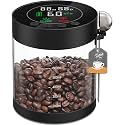 Automatic Vacuum Coffee Canister, 0.8L Coffee Container with LED Display