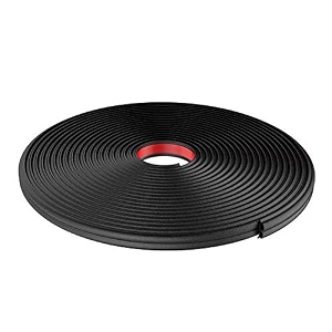 automaze b type car door seal sound insulation sealing strip rubber weatherstrip edge beading trim noise insulation 43 meters