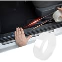 Automaze Car Door Universal Edge Guard Clear Door Sill &amp; Trim Protector, Vinyl Protection Film/Tape, Fit for Most Cars (Transparent, 5cm X 16Ft)