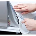 Automaze Car Door Universal Edge Guard Clear Door Sill &amp; Trim Protector, Vinyl Protection Film/Tape, Fit for Most Cars (Carbon White, 3cm X 9.8ft)