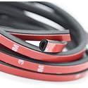 Automaze D-Shape Weatherstrip Door Seal Beading 10mm Height X 7mm Width Automotive Window Door Soundproofing, Insulation Trim, 4 Meters