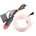 Automaze El Wire 5m/16ft Led Flexible Soft Tube Wire Lights Neon Glowing Car Rope Lights DC 12V (White)