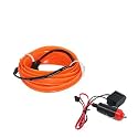 Automaze El Wire 5m/16ft Led Flexible Soft Tube Wire Lights Neon Glowing Car Rope Light DC 12V (Orange)