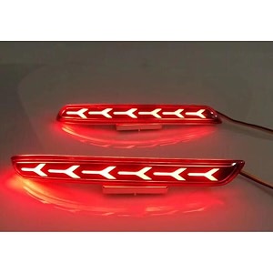 automaze rear bumper led reflector brake light for innova crysta 2016-2023