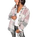 AUTOMET Shackets for Women Plaid Flannel Shirts