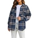 AUTOMET Shackets for Women Plaid Flannel Shirts