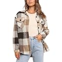 AUTOMET Shackets for Women Plaid Flannel Shirts