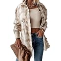 AUTOMET Shackets for Women Plaid Flannel Shirts