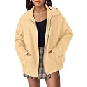AUTOMET Women's Oversized Faux Leather Jacket for Fall and Winter