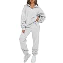 AUTOMET Women's Sweatsuits 2 Piece Outfits Lounge Sets