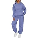 AUTOMET Womens 2 Piece Lounge Sweat Sets Fall Fashion Matching Sweatsuits