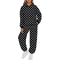AUTOMET Womens 2 Piece Lounge Sweat Sets Fall Fashion Matching Sweatsuits