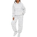 AUTOMET Womens 2 Piece Lounge Sweat Sets Fall Fashion Matching Sweatsuits
