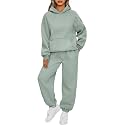 AUTOMET Womens 2 Piece Lounge Sweat Sets Fall Fashion Matching Sweatsuits