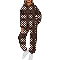 AUTOMET Womens 2 Piece Lounge Sweat Sets Fall Fashion Matching Sweatsuits