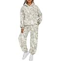 AUTOMET Womens 2 Piece Lounge Sweat Sets Fall Fashion Matching Sweatsuits