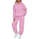 AUTOMET Womens 2 Piece Lounge Sweat Sets Fall Fashion Matching Sweatsuits