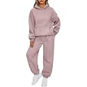 AUTOMET Womens 2 Piece Lounge Sweat Sets Fall Fashion Matching Sweatsuits