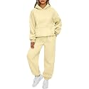AUTOMET Womens 2 Piece Lounge Sweat Sets Fall Fashion Matching Sweatsuits