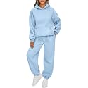 AUTOMET Womens 2 Piece Lounge Sweat Sets Fall Fashion Matching Sweatsuits