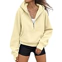 AUTOMET Womens Hoodies Half Zip Up Casual Comfort Fall Clothes 2026