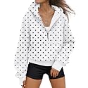 AUTOMET Womens Hoodies Half Zip Up Casual Comfort Fall Clothes 2026