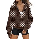 AUTOMET Womens Hoodies Half Zip Up Casual Comfort Fall Clothes 2026