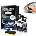 Automotive Headlamp Restoration Fluid Kit, 2027 Headlight Polish for Car Lamp Care and Maintenance (Black X3)