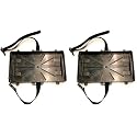 Automotive, Marine, Boat, RV Battery Tray - Group 24 Series With Strap, Battery Holder (24 Series) (Pack of 2)