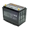 Automotive sodium ion battery,12V Car Battery, G-SEP Technology, Heavy Duty Automotive Power Cell, Black, Gold-Plated Terminals (S95)