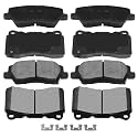 AUTOMUTO 8 x Disc Brake Pads Set D1050 D1659 For Cadillac For ATS 2013-2016